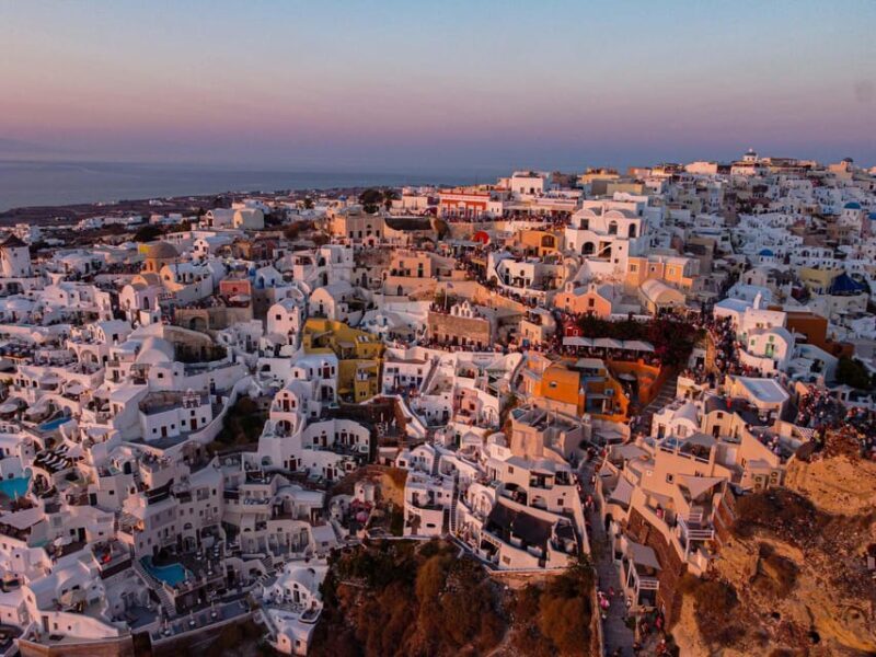 From Fira: Santorini Highlights Minibus Tour with Oia Sunset - The Sum Up