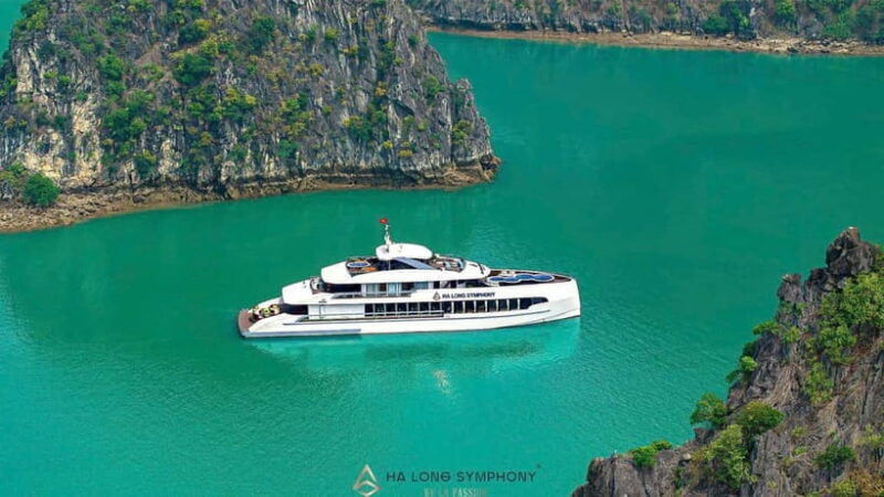 From Ha Long: Luxury Symphony Day Cruise with 2 Jacuzzi Pool - Key Points