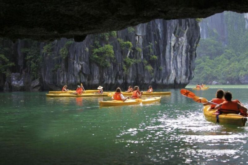 From Hanoi/Halong: Ha Long Bay Day Trip with Luxury Cruise - The Sunset Party: Cheers with Red Wine and Snacks