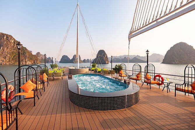 From Hanoi: Luxury Day Cruise Explore Halong Bay, Island, Caves - Key Points