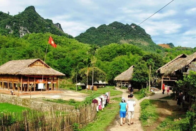 From Hanoi: Mai Chau - Hoa Binh 2 Days 1 Night - Water Adventures and Hot Springs on Day Two