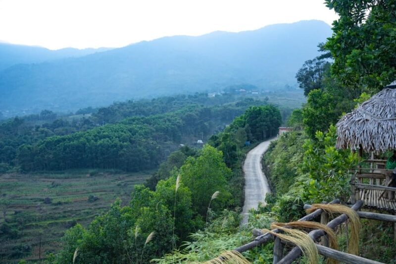 From HaNoi: Pu Luong 2 days journey to beautiful nature. - Early morning mountain views and market visit