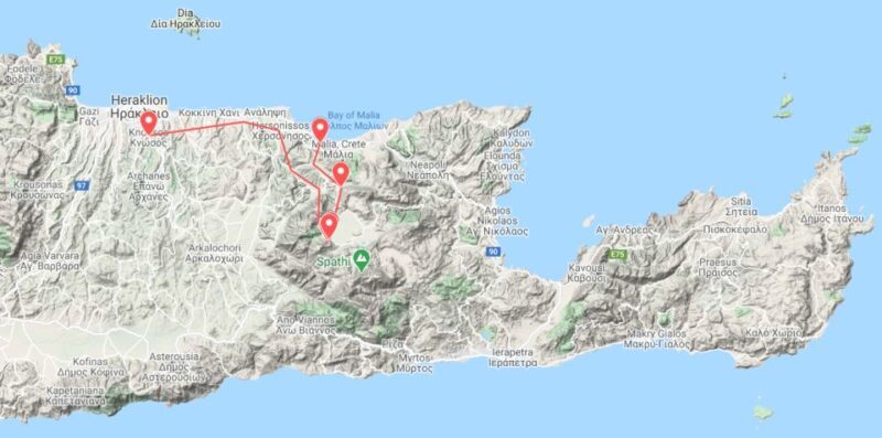 From Heraklion: Cave of Zeus & Knossos Palace Private Tour - The Itinerary: From Mythical Birthplaces to Ancient Palaces