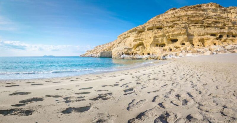 From Heraklion: Day Trip to Matala Hippie Beach and Caves - The Experience in Detail
