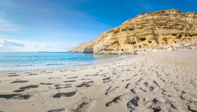 From Heraklion: Day Trip to Matala Hippie Beach and Caves - Morning Pickup and Scenic Drive