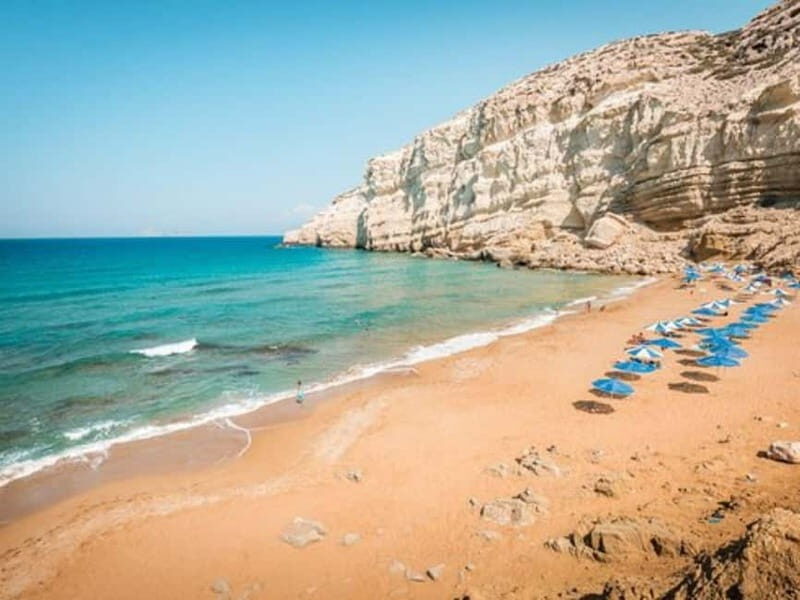 From Heraklion: Red Beach Tour with Hike, Pickup Included - Key Points