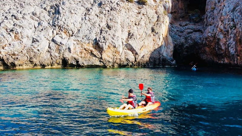 From Inmood Hotel Alcanada. Kayaking Guided Route Island - The Sum Up