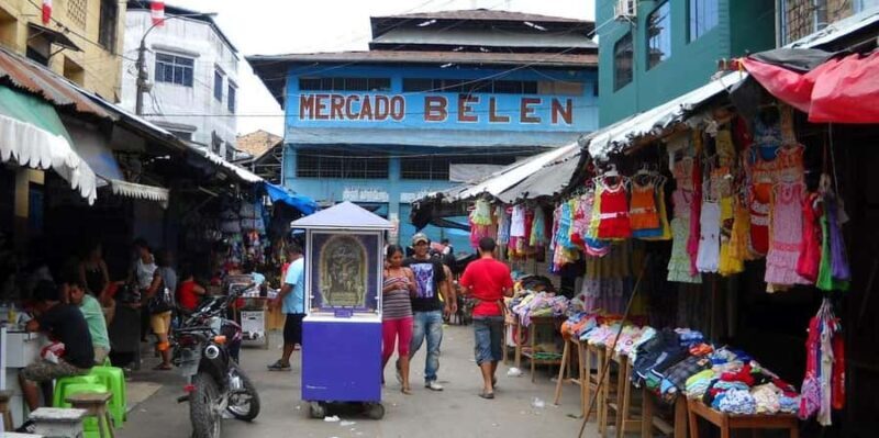 From iquitos: Beatiful Island city tour + Belen market - Key Points