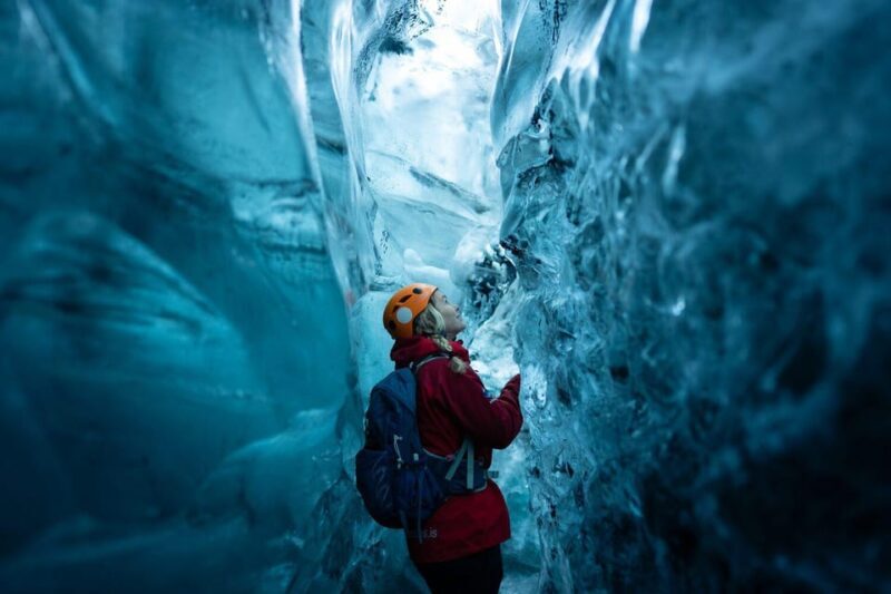 From Jökulsárlón: Crystal Ice Cave Vatnajökull Glacier Tour - Discovering the Crystal Ice Cave from Jökulsárlón