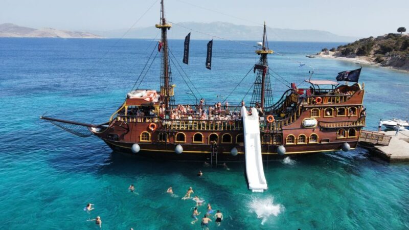 From Kos: 3-Island Pirate Cruise with Lunch and Waterslide - FAQ