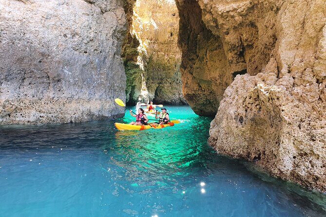 From Lagos: Kayak Tour of Ponta da Piedade Caves on Catamaran - Key Points