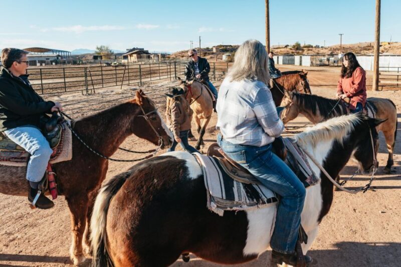 From Las Vegas: Desert Sunset Horseback Ride with BBQ Dinner - Key Points