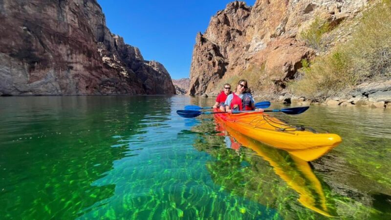 From Las Vegas: Emerald Cave Guided Kayak Tour with Shuttle - The Return Journey
