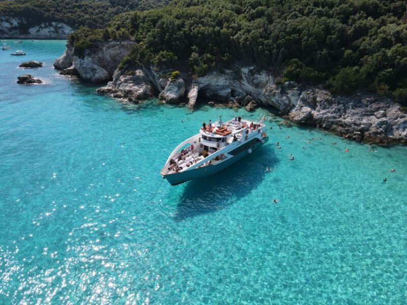 From Lefkimmi: Paxos, Antipaxos & Blue Caves Speedboat Tour - Key Points
