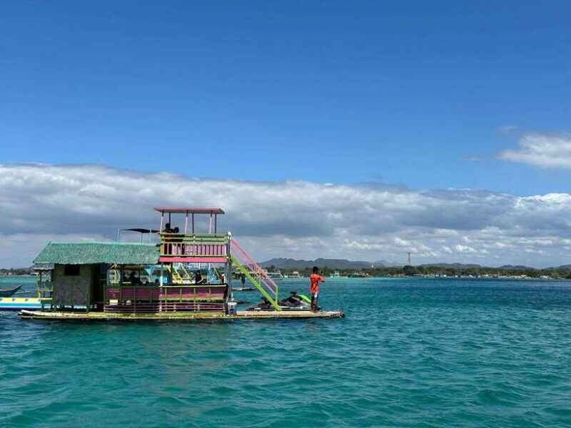 From Manila: Little Boracay Beach w/ Floating Bamboo Cottage - Key Points