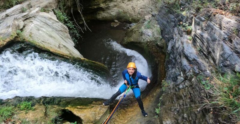 From Marbella: Canyoning guided tour at Sima del Diablo - From Marbella: Canyoning Guided Tour at Sima del Diablo