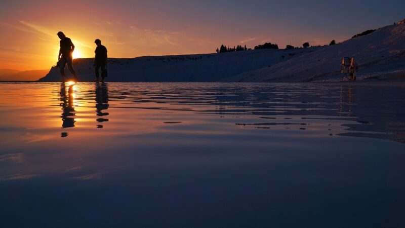From Marmaris: Pamukkale Evening Tour with Transfer & Dinner - Key Points