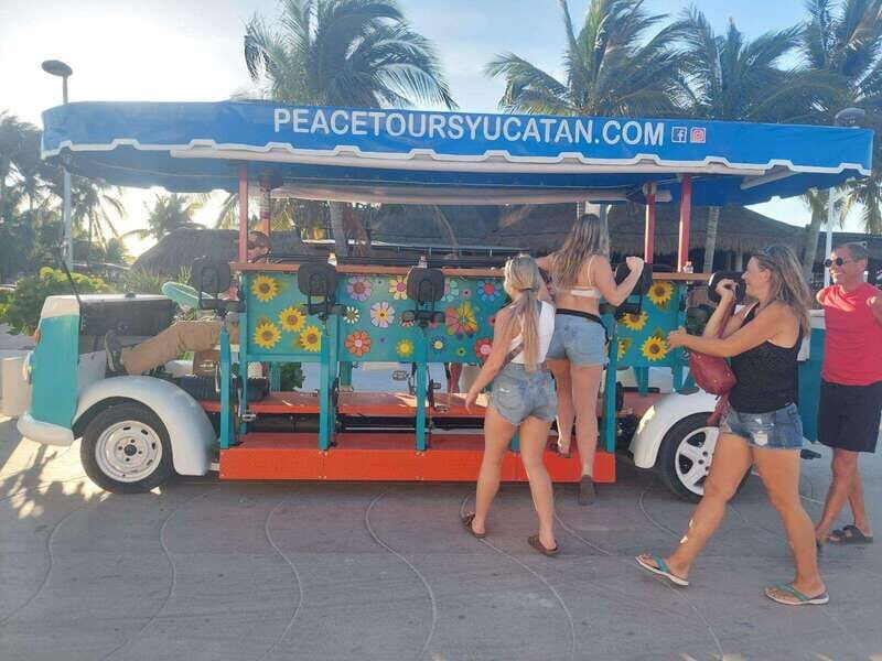 From Mérida: Guided Beach Club and Beer Tour - Watching the Sunset on the Progreso Pier