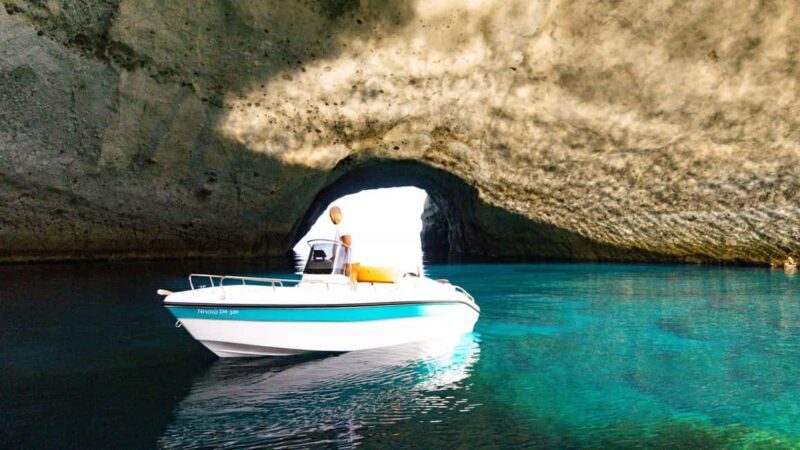 From Milos: Rent a Boat with guide to Kleftiko - Exploring the Experience in Detail