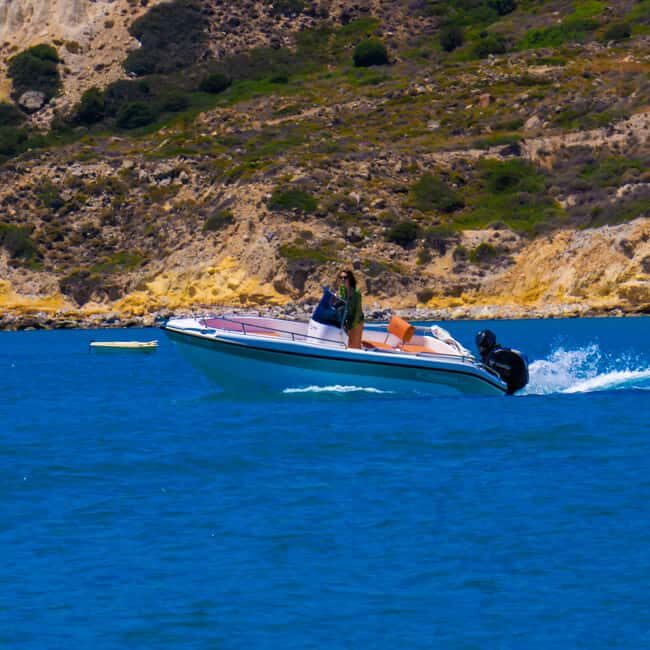 From Milos: Rent a Boat with guide to Kleftiko - FAQ