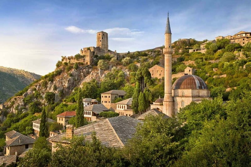 From Mostar: Kravice Waterfalls, Blagaj, & Poitelj - A Day of Contrasts: Natural Beauty Meets Cultural Heritage