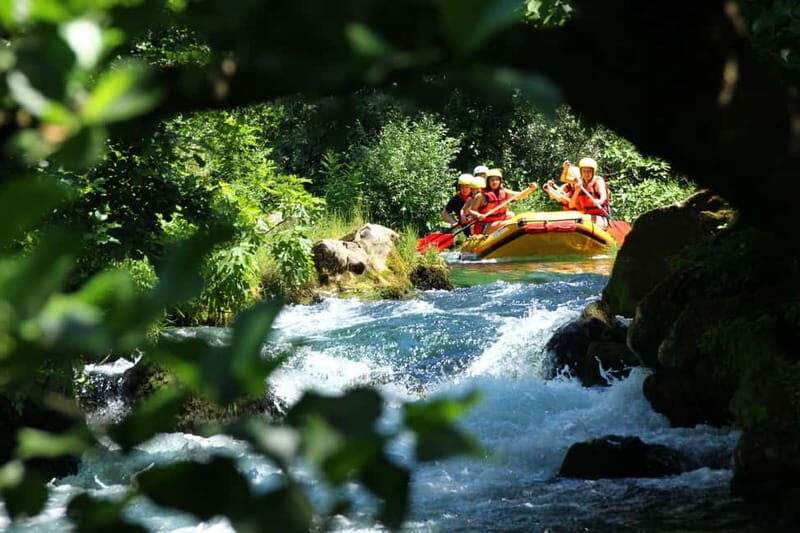 From Omi: Cetina River Rafting Trip with Underwater Cave - An Introduction to the Cetina Rafting Experience