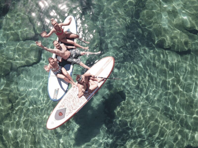 From Ornos: Mykonos Delos Catamaran Cruise with Meal & SUP - From Ornos: Mykonos Delos Catamaran Cruise with Meal & SUP