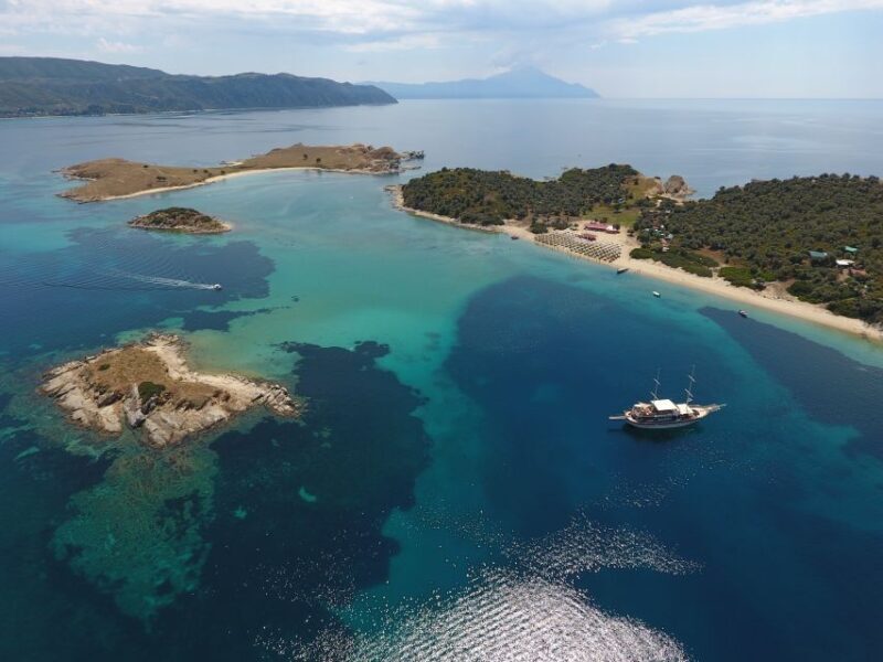 From Ouranoupoli: Blue Lagoon Two Island Cruise - What to Expect on the Tour