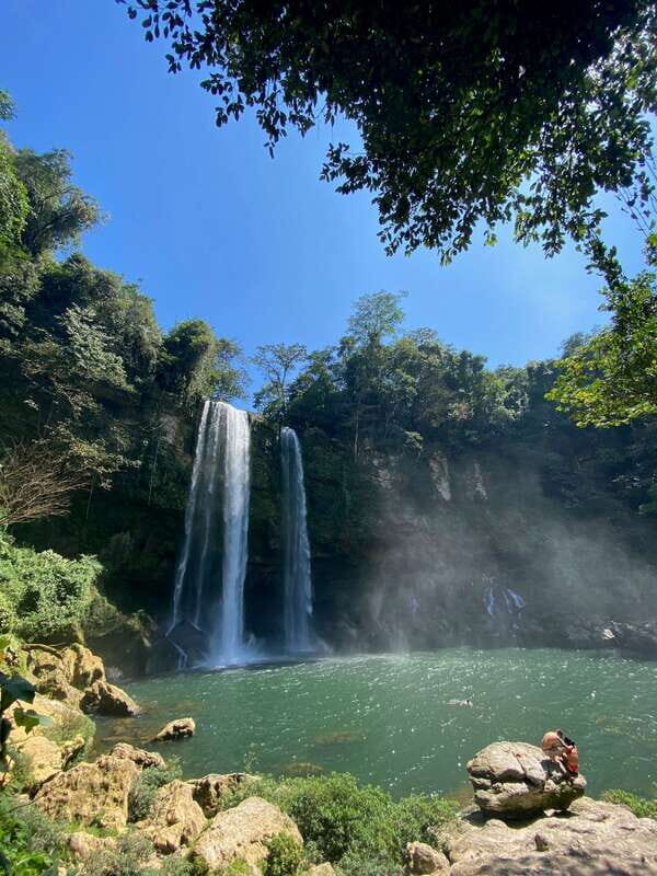 From Palenque: Waterfalls Misol-ha y Agua Azul. - From Palenque: Waterfalls Misol-Ha y Agua Azul