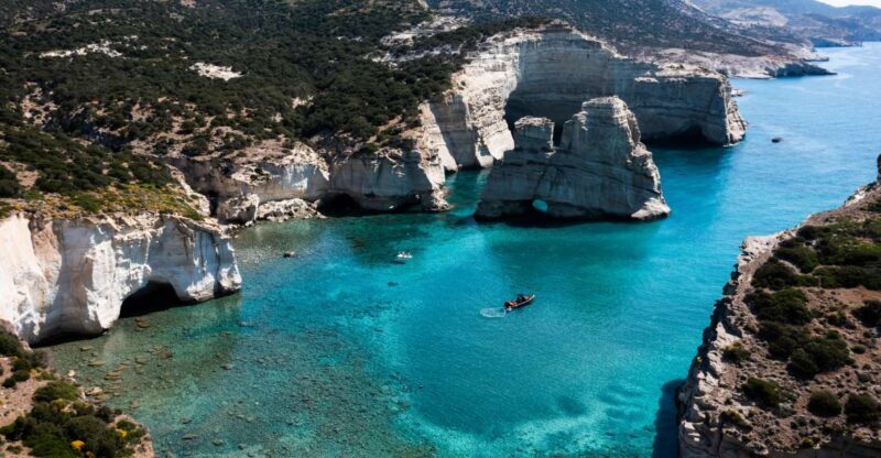 From Pollonia: Private Boat Tour to Kleftiko and Sykia Cave - Authentic Comfort and Fun Onboard