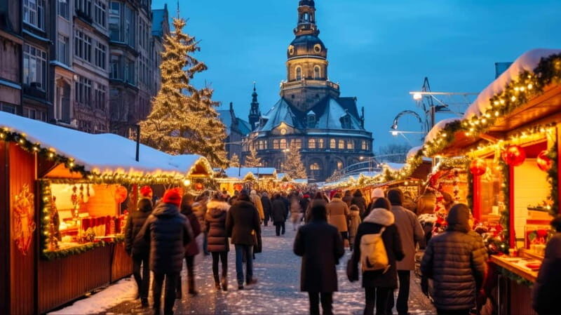 From Prague: Dresden Christmas markets and old town tour - Detailed Breakdown of the Itinerary