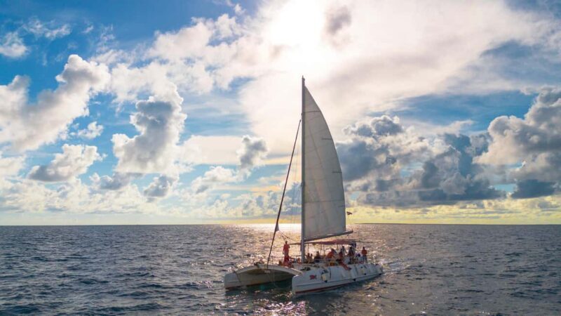 From Punta Cana: Catalina Island Swim, Sail & Snorkel - Transportation, Duration, and Group Size