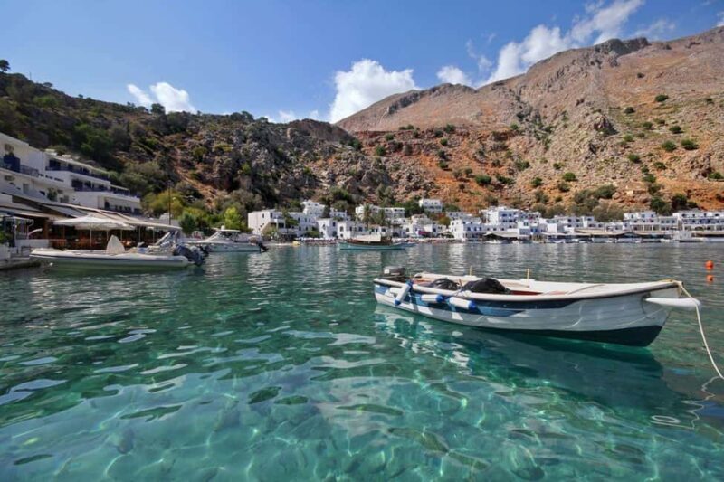 From Rethymno: Loutro & Glyka Nera with transfer by Boat - A Close Look at the Experience