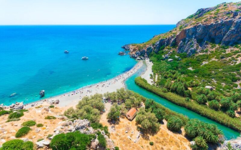 From Rethymno: Preveli Palm Beach and Kourtaliotiko Day Trip - Key Points