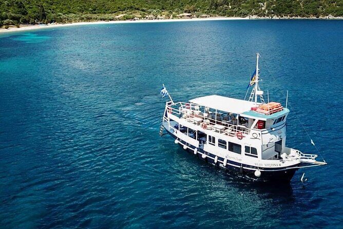 From Sami: Ithaca Daily Cruise with Swim Stop and Snacks - First Stop: Pera Pigadi