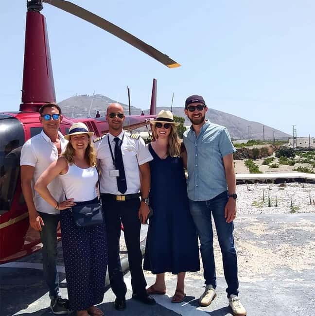 From Santorini: Private One-Way Helicopter Flight to Islands - Discovering the Greek Aegean from Above