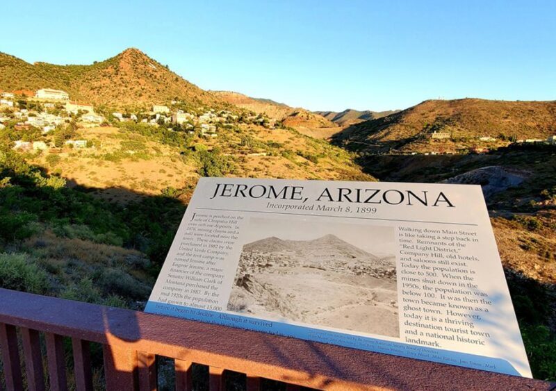 From Sedona: Jerome and Tuzigoot National Monument Day Trip - Exploring Arizona’s Heritage: From Sedona to Tuzigoot and Jerome