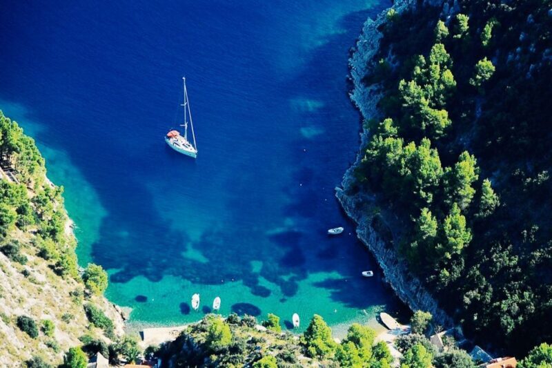 From Sinj: Flight Over Imotski, Trilj, Omi, and Split - Key Points