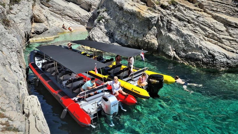 From Split: Blue Cave, Hvar, Mamma Mia, 5 Islands boat Tour - The Experience You’ll Remember
