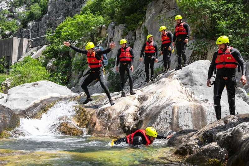 From Split/estanovac: Canyoning on Cetina River - Equipment and Safety