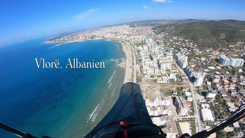 From Tirana/Durres: Tandem Paragliding in Vlora - The Value of the Experience