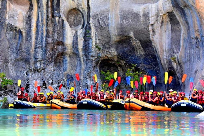From Tirana: Vjosa Rafting & Benja Thermal Baths Day Tour - From Tirana: Vjosa Rafting & Benja Thermal Baths Day Tour