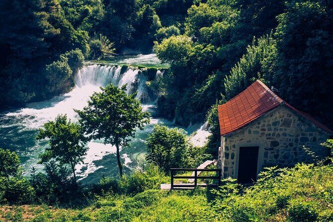 From Trogir, Seget, Okrug: Krka Waterfalls & ibenik Culture Tour - Transportation & Group Size