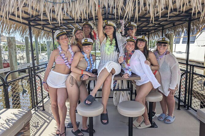Ft Myers Beach Tiki Pub Fun in the Sun Dolphin Cruise - Key Points