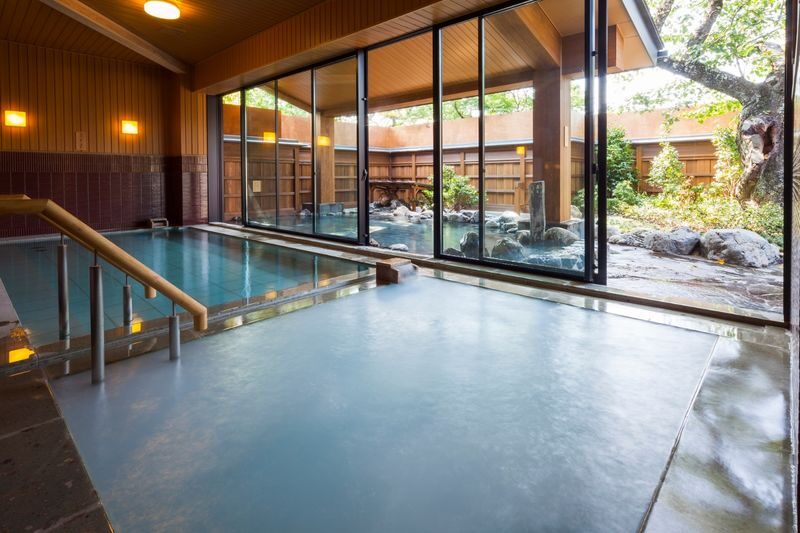 Fu Fu No Yu Onsen Admission Ticket in Kyoto - The open-air bath, the hot water, and the view