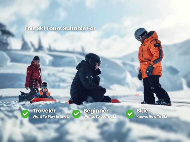 Fuji Snow Resort Yeti & Onsen Full-Day Tour - Snow play with a view of Mount Fuji