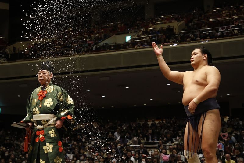 Fukuoka City, Kyushu Grand Sumo Tournament Viewing Tour - Third-floor seats: a practical view, not ringside