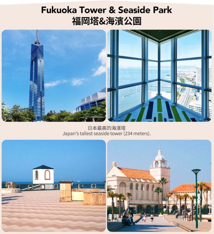 Fukuoka Coast: 6 Major Attractions Day Trip, Experience Romantic Swings - Akeya Daimon Park and the coastal photo stops