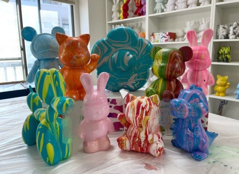 Fukuoka Exclusive: Paint Your Own Lucky Cat or Animal Figurine - At a glance