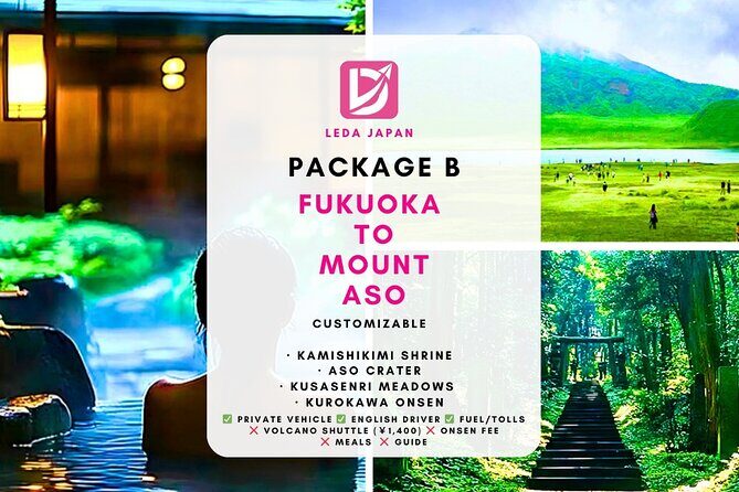 Fukuoka Mt Aso Yufuin Private Transportation English Driver - Who Should Consider This Tour?